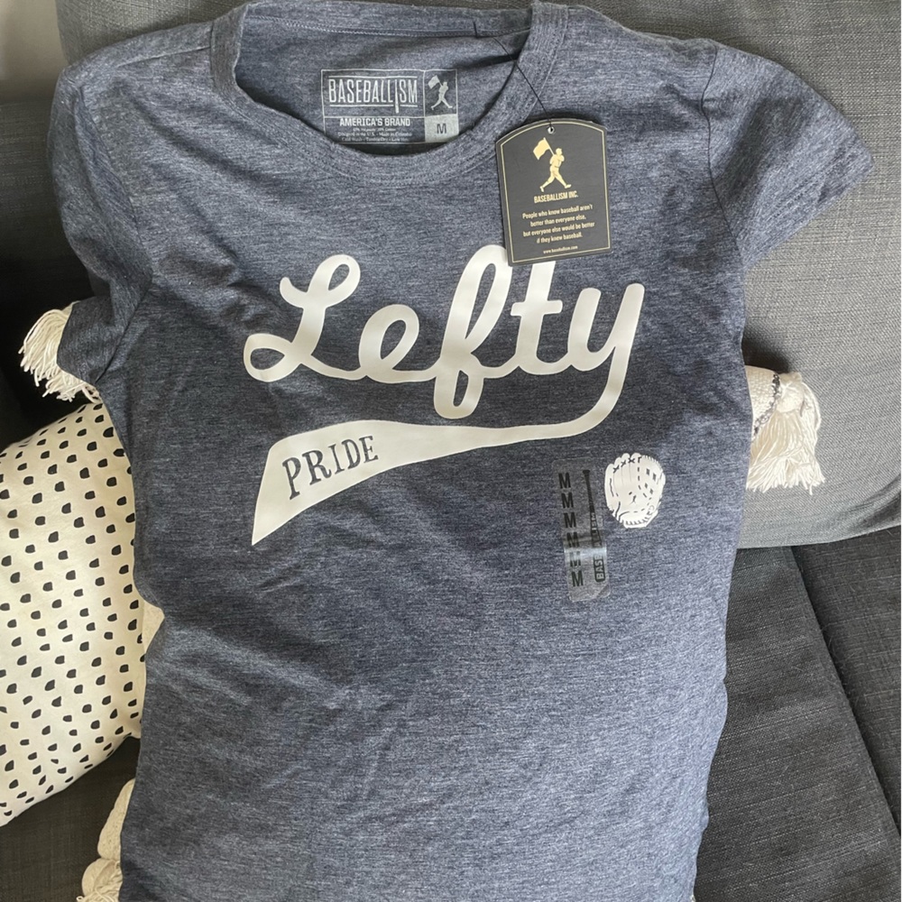 “Lefty pride” baseball/softball t-shirt